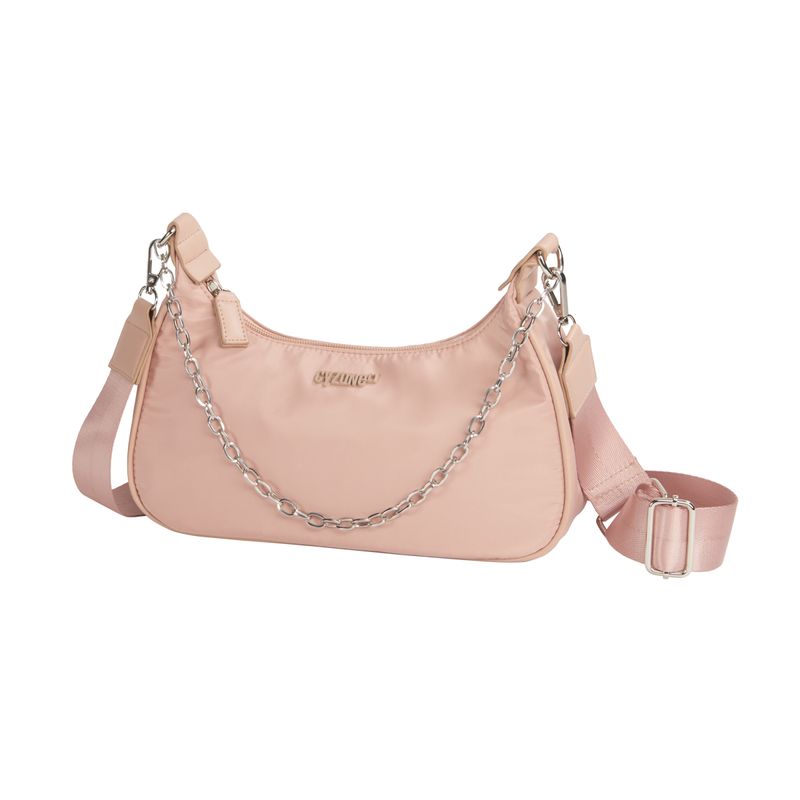 Bolso-de-color-nude-super-combinable-con-una-asa-de-cadena.