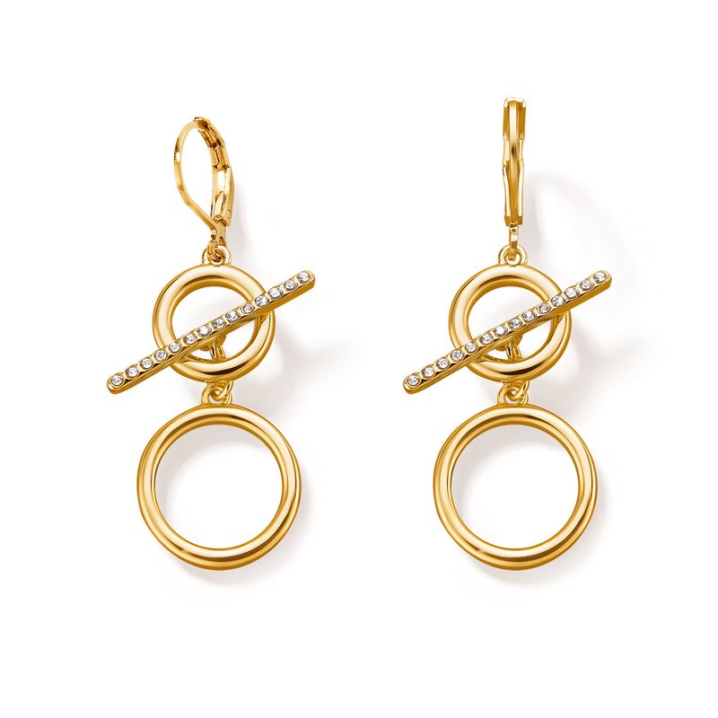 Aretes-colgantes-ba�ados-en-oro-de-24K-