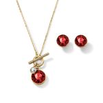 set-collar-y-aretes-ba�ados-en-oro-con-piedras-rojas