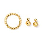 set-de-aretes-y-pulsera-dorada-estilo-perlas-en-ba�o-de-oro-de-24k