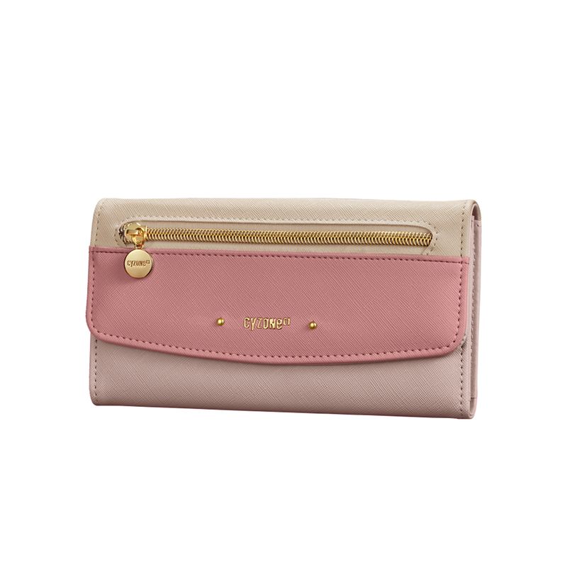 La-billetera-con-tarjetero-para-mujer-fabricada-en-material-tipo-cuero-y-con-varios-compartimentos.