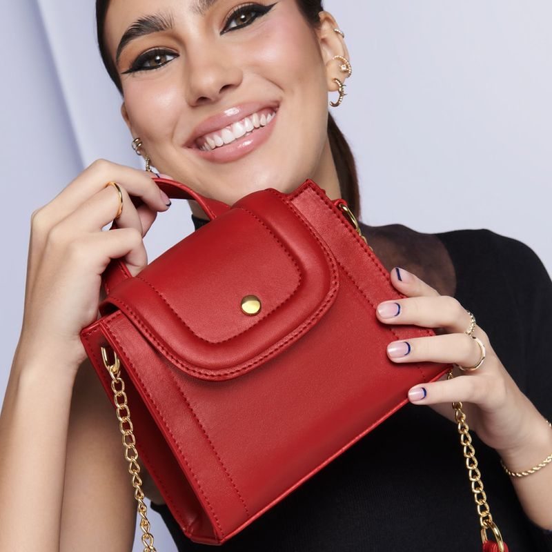 Mini Bolso Rojo Cyzone Mini Bolso Para Mujer Maggie Para Cualquier