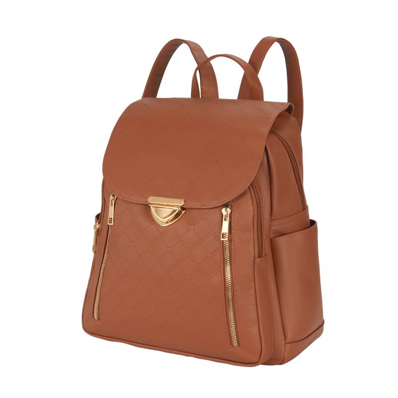 Mochila de cuero marron mujer online