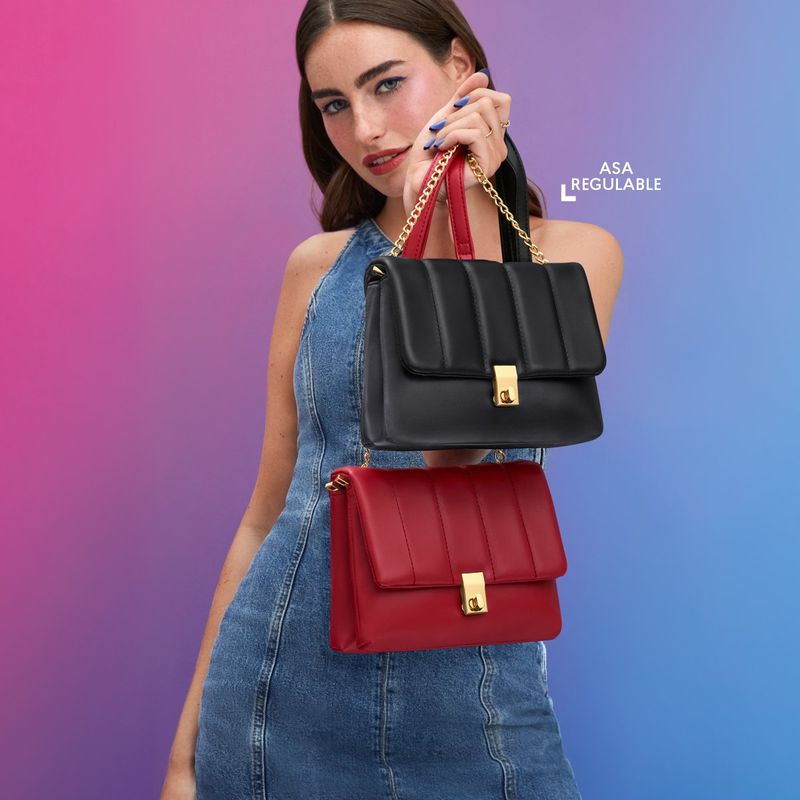 Bolso fashion rojo mujer