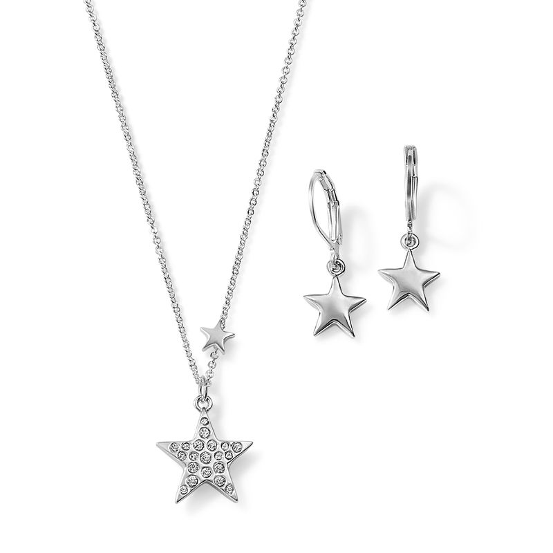 Set Collar Aretes Superstar Life esika Peru
