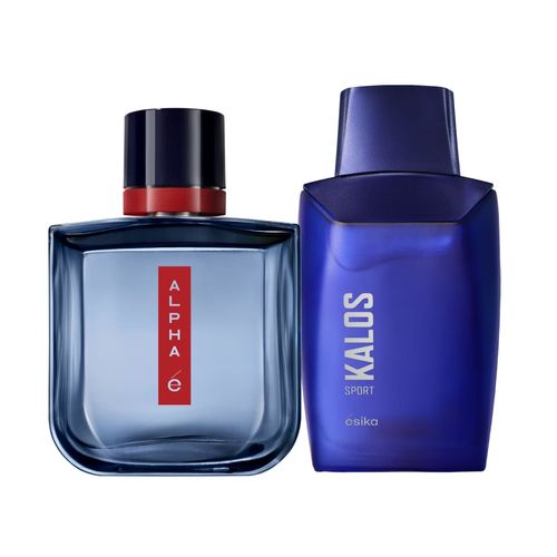 Set Perfume de Hombre Alpha + Kalos Sport