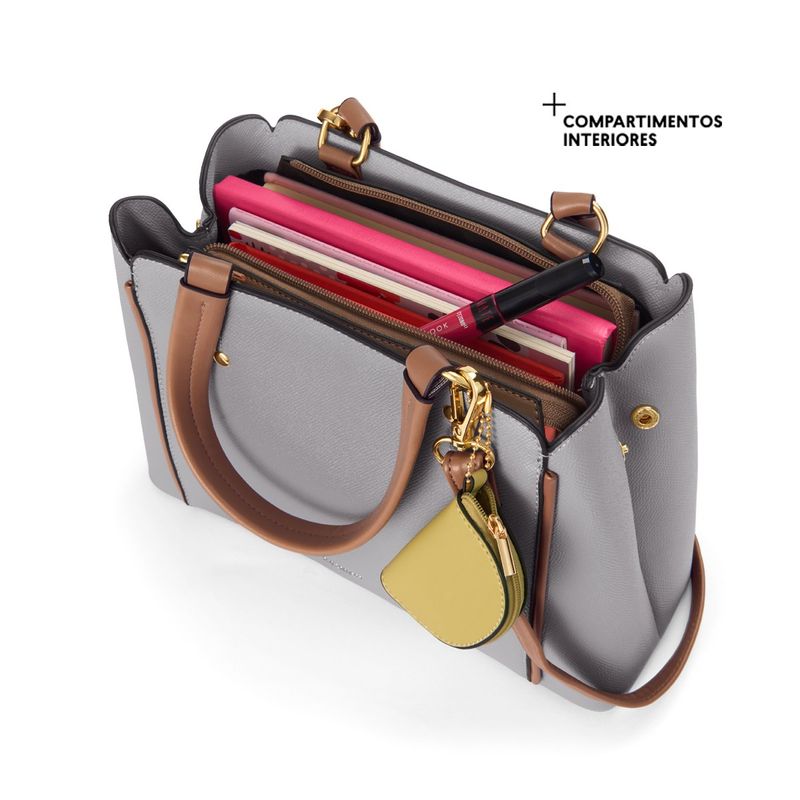 Bolso compartimentos mujer sale