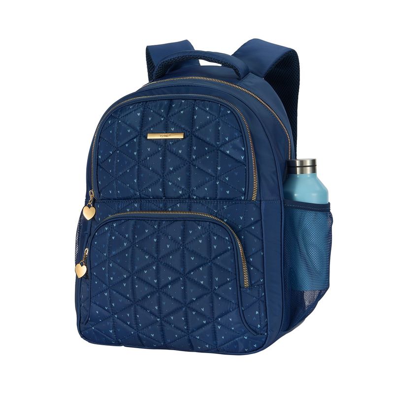 Mochila-casual-para-Mujer-en-azul-y-tela-poliester-con-print-con-varios-bolsillos-y-en-2-colores