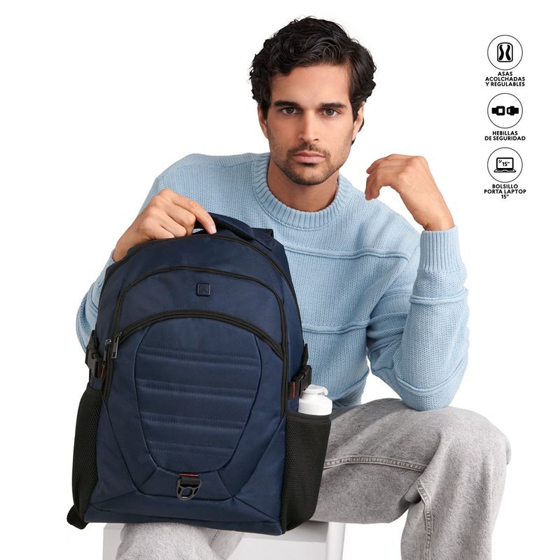 Cyzone Mochila Esika Hombre Mochila Para Chico Azul Con