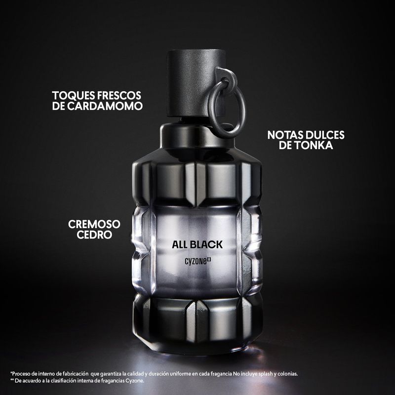 Perfume All Black Cyzone Hombre All Black Cyzone Precio Saga